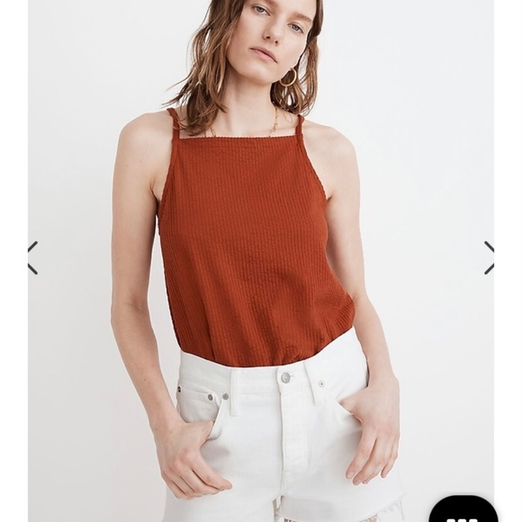 Madewell Relaxed Denim Shorts in Tile White - Picture 4 of 5